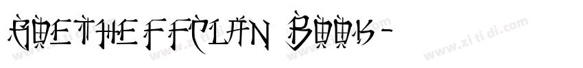 GoetheFFClan Book字体转换
